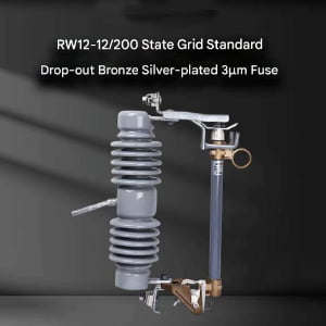 RW12-15 / HRW12-15 15kV High Voltage Drop-out Fuse, 100A/200A, State Grid Standard Outdoor Fuse Cutout
